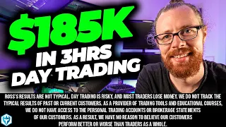 +$185k in 3hrs of Day Trading using this ONE strategy #daytrading #stockmarket