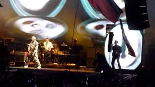 U2 perform 'Mysterious Ways' on the Pyramid Stage @ Glastonbury Festival 2011