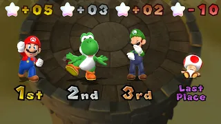 Mario Party 9 - Mario vs Luigi vs Yoshi vs Toad - Magma Mine