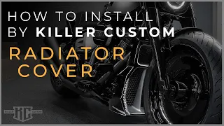 How To Install Killer Custom "Avenger" Series Radiator Cover For Harley-Davidson M8 Softail