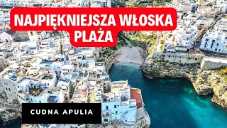 Zwiedzamy  Poliglano a Mare i plażę Lama Monachile Cala Porto.Jesteśmy we Włoskim bucie w Apulii.