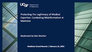 Protecting the Legitimacy of Medical Expertise: Combating Misinformation in Medicine