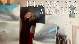 How I plan a painting, book recommendation and watch me paint!