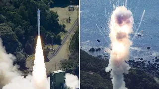 Watch: Japan’s Space One Rocket Explodes During Launch | WSJ News