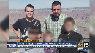 Man freed from jail over unpaid debt