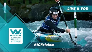 2022 ICF Canoe-Kayak Slalom World Cup Pau France / Kayak Heats