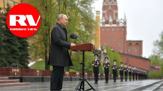 VLADIMIR PUTIN at 75th anniversary of Victory | FLYPAST over the Moscow Kremlin (09.05.2020)