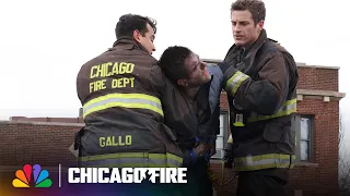 Kidd and 81 Rescue a Criminal Stuck in a Vent | NBC’s Chicago Fire