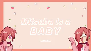 mitsuba is a baby