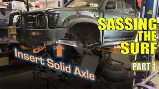 SASSING THE SURF - PART 1 | Solid Front Axle Hilux HOW-TO