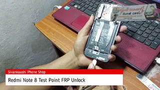 Redmi Note 8 Test point FRP Unlock