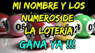 YOUR NAME TELLS YOU THE LOTTERY NUMBERS you will not believe the way to win the lottery