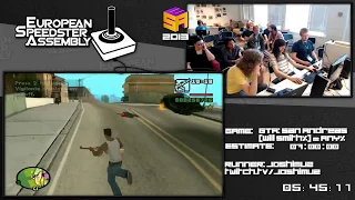 Part 4: GTA: San Andreas - World Record in 6:12:14 by Joshimuz Live European Speedster Assembly 2013