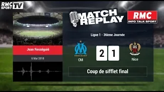 Marseille - OGC Nice (2-1) | Match replay avec le son RMC