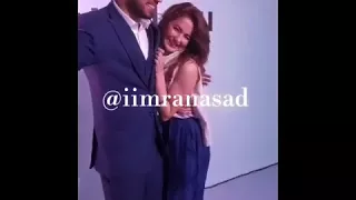 Hania amir and Bilal abbas khan#looking cute#spotted Friendship goals