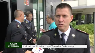 KARLOVY VARY: Policisté zápolili v rámci Ligy IZS projektu Česko vesluje