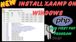 How to Install XAMPP on Windows | Step by Step Guide|Run Your first php Program #xaamp #phpmyadmin