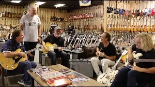 WOW!!! Jason Sinay, Tim Pierce, Grant Gessman & Jason Scheff at Norman's Rare Guitars