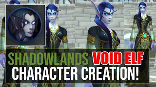 NEW Shadowlands Void Elf Character Creation Options