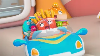 Toy Car Race Game +More | Yummy Foods Family Collection | Best Cartoon for Kids