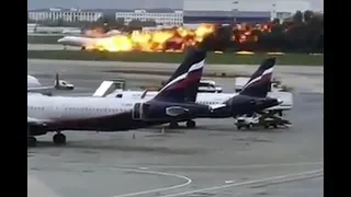 Dozens Dead After Russian Aeroflot Plane Lands in Flames at Moscow Airport