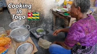 MOST unique food in TOGO - WEST AFRICA Traditional African Food Recipes !! BAOBOB LEAVES SOUP