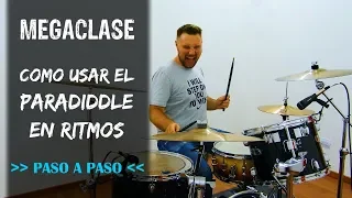 RITMOS de BATERIA con PARADIDDLE desde CERO - Clases de batería