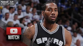 Kawhi Leonard Full Game 3 Highlights vs Thunder (2016.05.06) - 31 Pts, 11 Reb, BEAST!