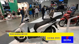 2022 Honda SH 125I ABS Walkaround EICMA 2021 Milan