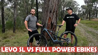 Turbo Levo SL Vs Full Power ebikes Up Hill Climbing Challenge