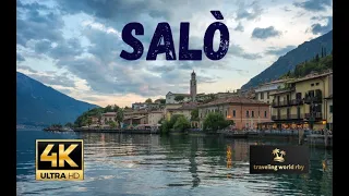 SALO 4K  ITALIA  LOCALITA TURISTICA DELLA CITTA SUL LAGO DI GARDA