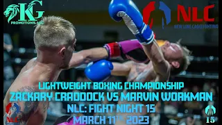 Zackary Craddock vs Marvin Workman