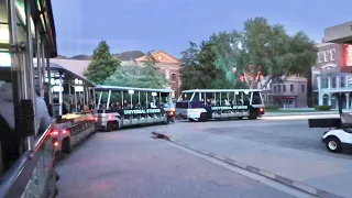 Universal Studios Hollywood AFTER DARK Backlot Tram Tour Is Awesome - Night Time RideThru Movie Sets