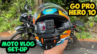 Making The Best Moto Vlogging Setup With GO PRO HERO 10