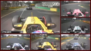 F1 2016 - R01 - Onboard Start Mix Albert Park