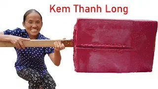 Bà Tân Vlog - Làm Que Kem Thanh Long Ruột Đỏ Siêu To Khổng Lồ 60Kg | Giant Ice Cream Sticks