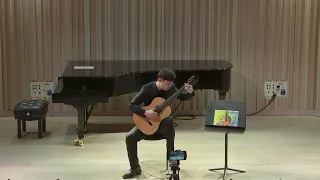 LIGITA international guitar competition 2024, 1st round – Jianhao Zhou