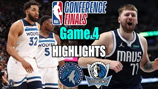 Minnesota Timberwolves vs Dallas Mavericks Playoffs Game 4 Highlights | May 28, 2024 | 2024 NBA