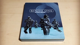 Rogue One: A Star Wars Story - Best Buy Exclusive Blu-ray SteelBook Unboxing