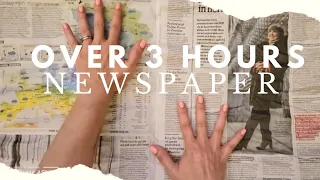 ⏰ ASMR 》Crinkle While you Work ▪︎ 3 Hours of Newspaper Crinkle ▪︎ Sleep and Relaxation ▪︎ No Talking