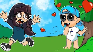 ¡BEBEPECHOCHIN se enamoró de BEBENOOBSI! 🥰❤️- MINECRAFT