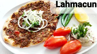 How to cook Lahmacun |Turkish Street Food Recipe Lahmajun#Lahmajun#turkishstreetfood#yummy#lessoil#