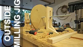 Drum Building -- OUTSIDE ROUNDING JIG: Router Table, Phase 2