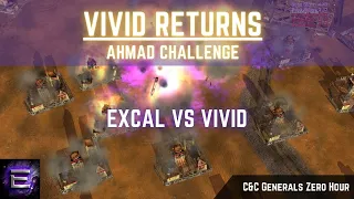 🔴 LIVE | ExCaL vs ViViD | Master Challenge by Ahmad | C&C Zero Hour