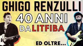 GHIGO RENZULLI ● 40 Anni da LITFIBA, Ultimo Girone con PIERO PELÙ e NO VOX: una passione infinita