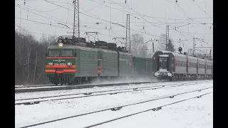 Winter day at the station Pibanshur of the Gorky railway, and in its vicinity, part 2.