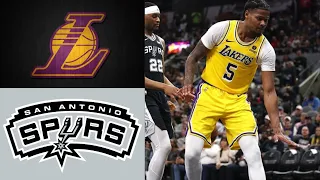 Lakers vs Spurs | Lakers GameTimeTV | Lakers Team Highlights