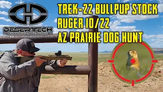 Desert Tech TREK-22 - Ruger 10/22 Bullpup Stock - Overview with Prairie Dog Hunt