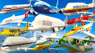 GTA V: Best Airplanes in the World Best Extreme Longer Crash and Fail Compilation