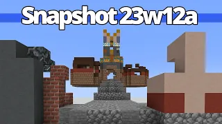 Snapshot 23w12a – Sonidos de pasos combinados, trail ruins, loot tables de arqueología, etc